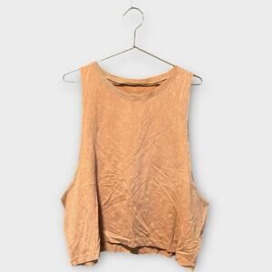 Women's Tan Sleeveless Top